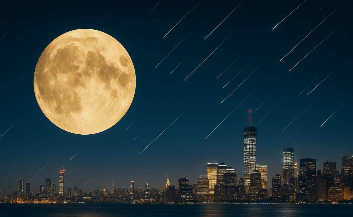Septiembre trae superluna, equinoccio y lluvia de estrellas: guía para no perderse el cielo